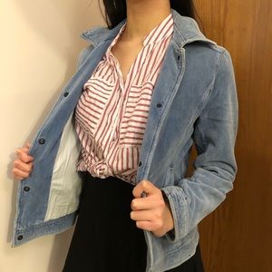 Denim corduroy jacket